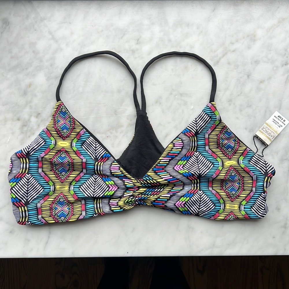 L Space reversible swim top
